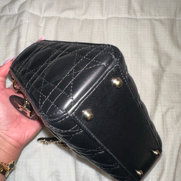 Mini Lady Dior in Black - Lambskin w/Champagne Gold Hardware - Picture 15 of 15